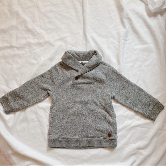 JANIE & JACK Shawl Collar Pullover Sweater, 2T - Picture 1 of 8